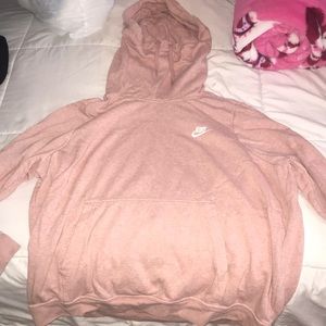 Pink nike sweatshirt